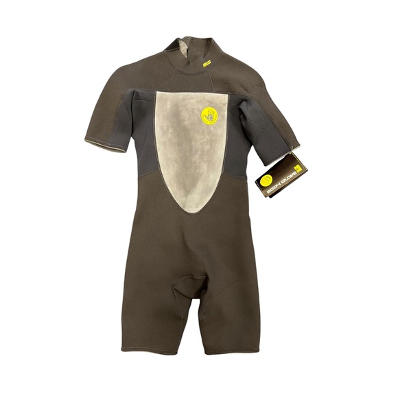 Body Glove Other - Body Glove Wetsuit Spring Mens Medium Black Grey NEW 2/1mm Short Sleeve Back Zip